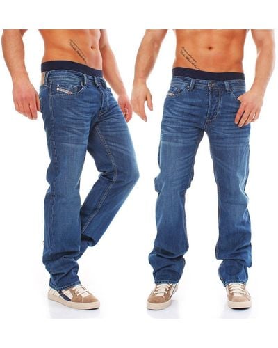 DIESEL 5-Pocket-Jeans 5 Pocket Style - Blau