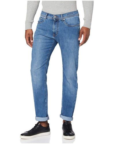 Pierre Cardin Straight-Jeans blau regular (1-tlg)