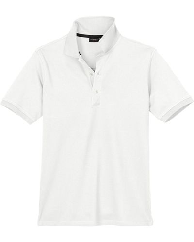 Redfield Große Größen Basic Stretch-Poloshirt weiß