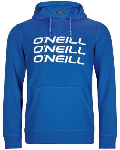O'neill Sportswear Kapuzensweatshirt Tripple Stack Hoodie mit dreifachem Markenprint auf der Brust - Blau