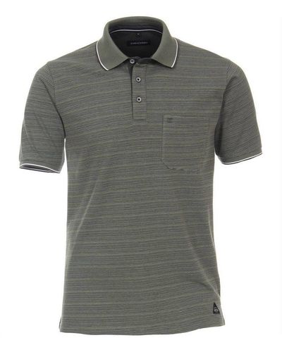 Venti T-Shirt grün regular fit (1-tlg) - Grau
