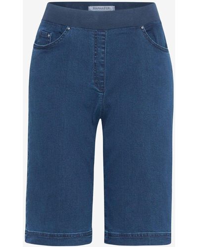 RAPHAELA by BRAX Bequeme Jeans Style PAMINA BERMUDA - Blau