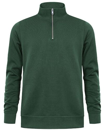 Promodoro Sweatshirt Troyer Side Pocket Halfzip - Grün