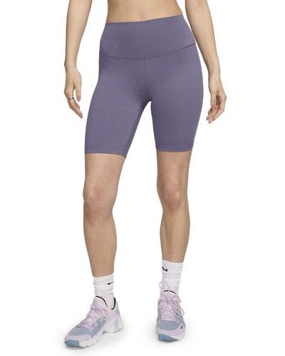 Nike One Dri-FIT Biker Shorts - Blau