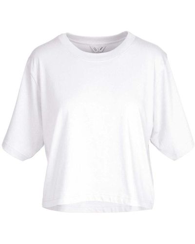 Mela Bio--T-Shirt 'DESNA' mit Rundhalsausschn - Weiß