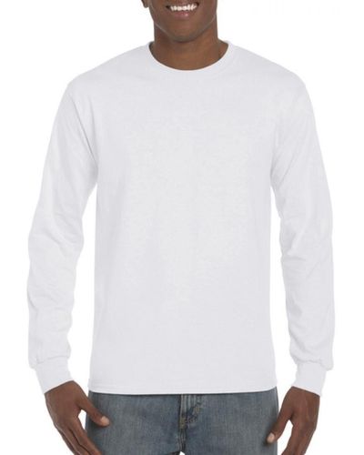 Gildan Langarmshirt Hammer Adult Long Sleeve T-Shirt - Weiß