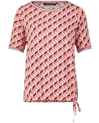 Betty Barclay T- / Da., Polo / Shirt Kurz 1/2 Arm - Pink