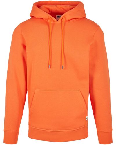 Urban Classics Sweatshirt Organic Basic Hoody (1-tlg) - Orange