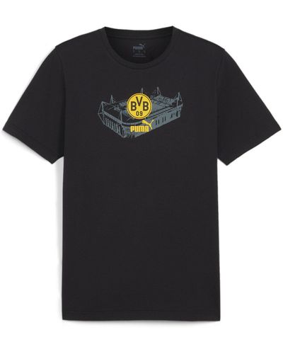 PUMA Borussia Dortmund Ftblicons T-Shirt - Schwarz