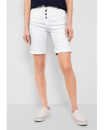 Cecil Slim-fit-Jeans 5-Pocket-Style - Weiß