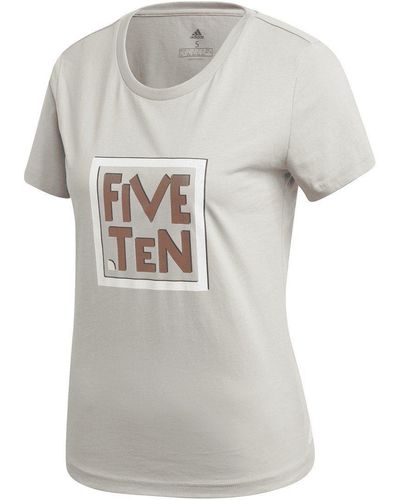Five Ten -Shirts GFX T-Shirt - - Beige/Braun XS (1-tlg) - Grau