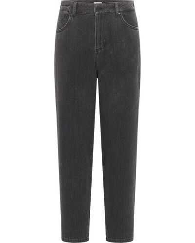 Mustang Mom-Jeans Style Charlotte Tapered - Schwarz