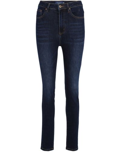 Aéropostale High-waist-Jeans (1-tlg) Plain/ohne Details - Blau