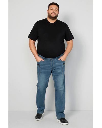 Men Plus 5-Pocket- Jeans Spezialschnitt - Blau