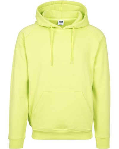 Urban Classics Sweatshirt Blank Hoody - Gelb