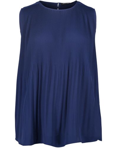 Betty Barclay Blusenshirt Bluse Kurz ohne Arm, Cobalt Blue - Blau