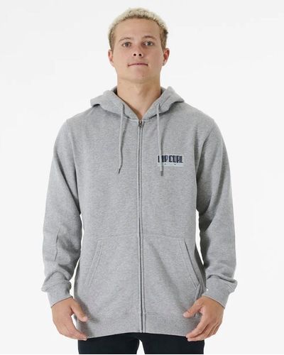 Rip Curl Fleecejacke Soul Arch Fleece mit Reißverschluss - Grau