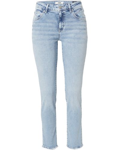 Mavi Skinny-fit-Jeans (1-tlg) Plain/ohne Details, Patches - Blau