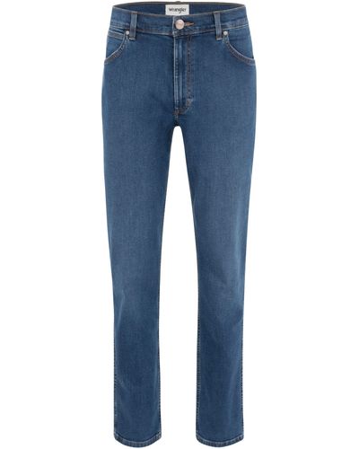 Wrangler 5-Pocket-Jeans GREENSBORO far gone W15QOAR21 - Blau