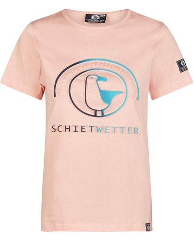 Schietwetter T-Shirt luftig, leicht, modisch - Pink