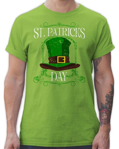 Shirtracer T-Shirt Saint Kostüm Irisch Ireland Irish Leprechaun St. Patricks Day - Grün