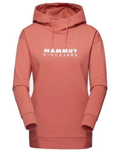Mammut Sweatshirt ML Hoody Women Logo - Rot