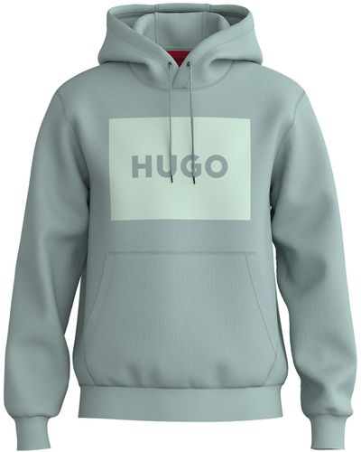 HUGO Hoodie Duratschi (1-tlg) - Blau