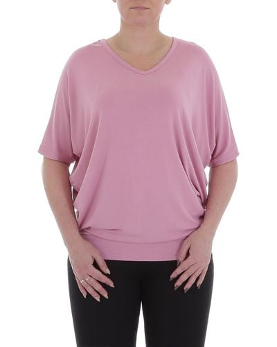 Ital-Design Freizeit (85915842) T-Shirt in Rosa - Pink