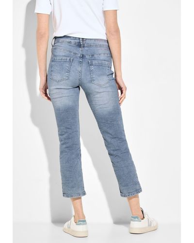 Cecil Comfort-fit-Jeans 5-Pocket-Style - Blau