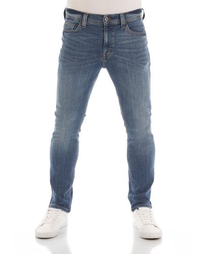 Mustang Jeans Jeanshose Vegas Slim Fit Denim Hose mit Stretch - Blau