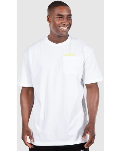 Smilodox T-Shirt Bobbie Oversize, 100% Baumwolle - Weiß