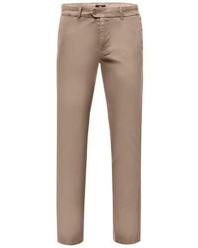 Fynch-Hatton 5-Pocket-Jeans beige (1-tlg) - Natur