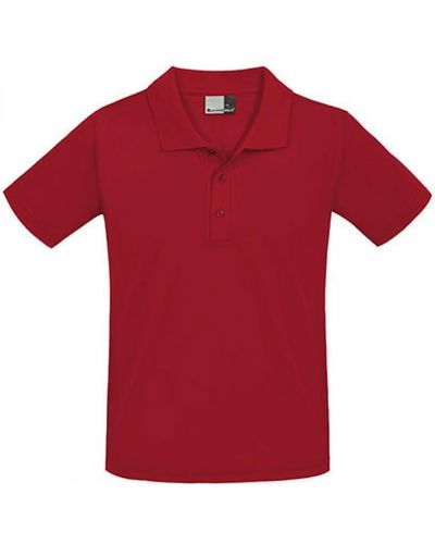 Promodoro Poloshirt Superior Polo / Baumwoll-Piqué - Rot