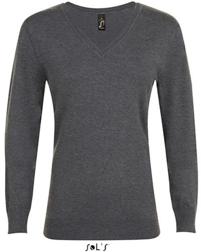 Sol's Sweatshirt Glory Sweater / 1x1 Elasthan - Grau