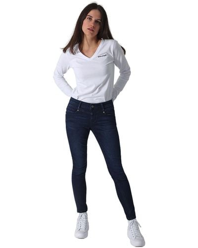 Miracle of Denim Skinny-fit-Jeans ELLEN mit Stretch - Blau
