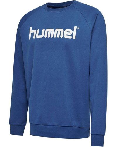 Hummel Go Cotton Logo Sweatshirt - Blau