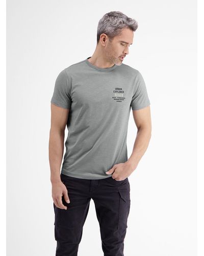 Lerros T-Shirt, O-Neck - Grau