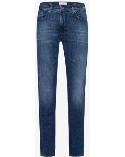 Brax Regular-fit-Jeans STYLE.CHRISDep, WORN BLUE USED - Blau