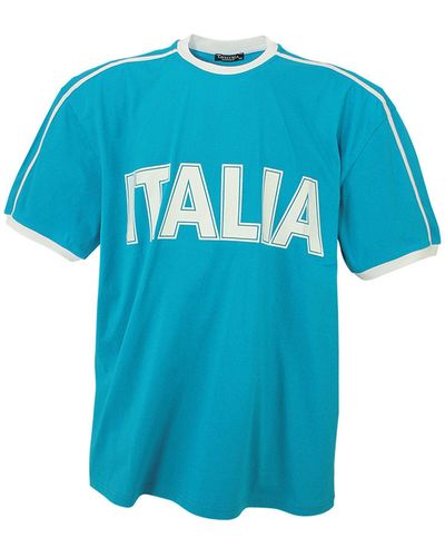 Lavecchia T- Übergrößen Shirt LV-2035 shirt Rundhals Italia - Blau