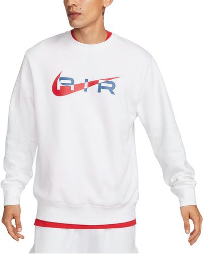 Nike Sweatshirt Sportswear Air Fleece - Weiß