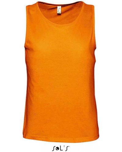 Sol's Tanktop Tank Top T-Shirt Justin - Orange