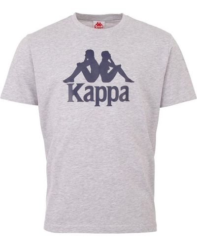 Kappa T-Shirt mit Logoprint - Grau