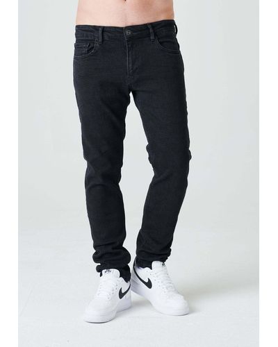 2Y Premium Bequeme Premium 2Y Basic Slim Fit Jeans (1-tlg) - Blau