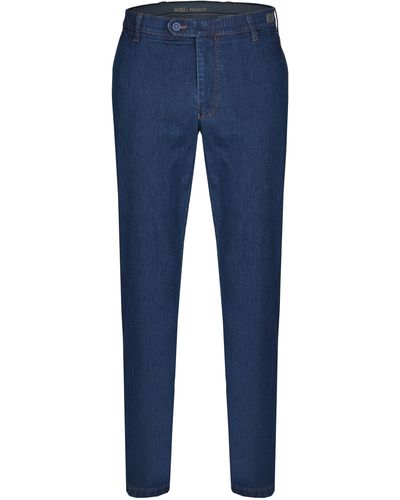 aubi : Bequeme aubi Perfect Fit Ganzjahres Jeans Hose Stretch aus Baumwolle High Flex Modell 526 - Blau