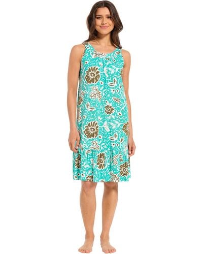 Pastunette Sommerkleid Kleid ohne Arm (1-tlg) Modisches Design - Grün