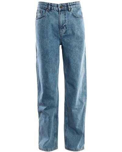 Karlkani Loose-fit-Jeans Small Signature Baggy Five - Blau