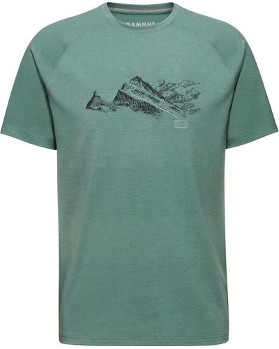 Mammut Mountain T-Shirt Men Finsteraarhorn dark jade - Grün