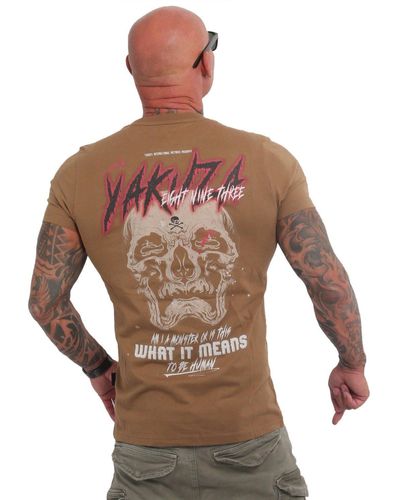 Yakuza T-Shirt Be Human - Braun