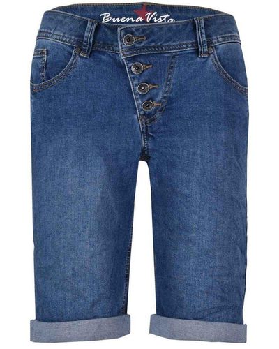 Buena Vista Jeansshorts - Blau