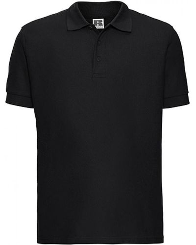 Russell Ultimate Cotton Poloshirt - Schwarz